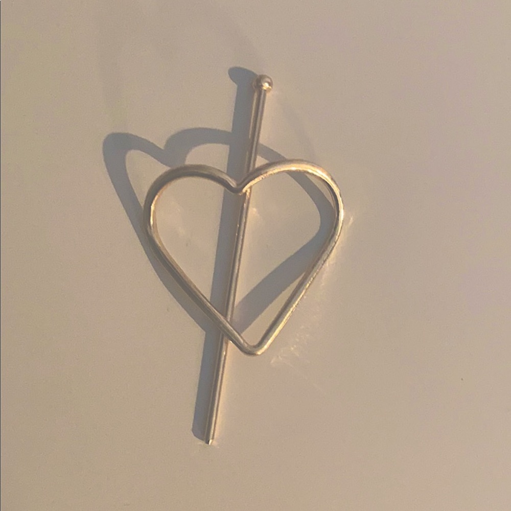 heart decor hairpin